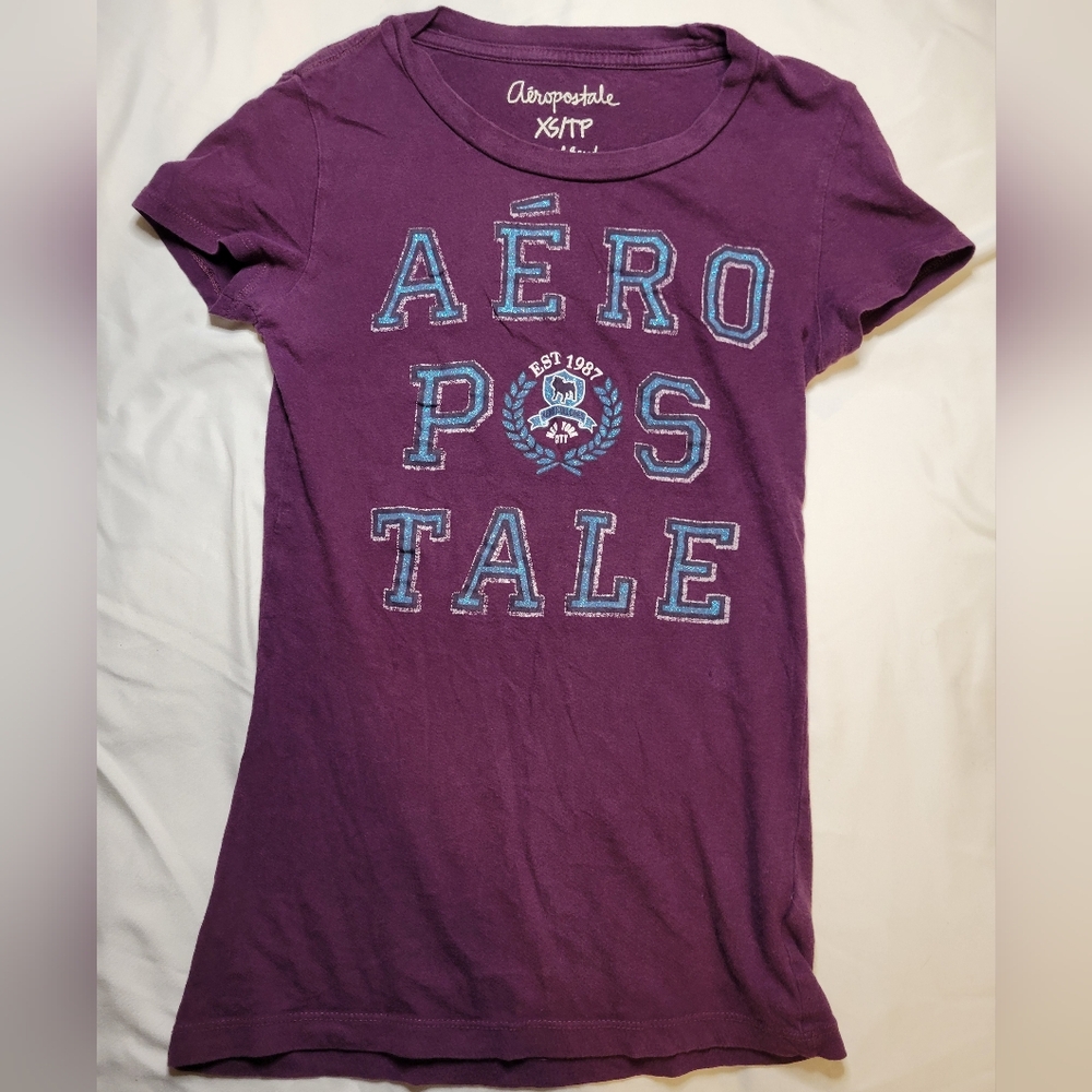 Vintage Aeropostale Purple Tshirt